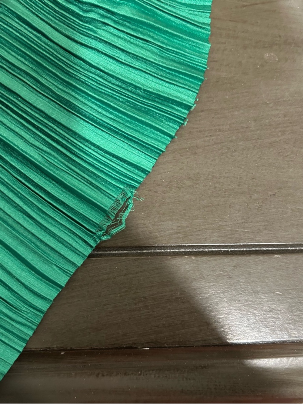 Anthropologie Green V-Neck Pleated Slim Midi Dress Size XSP - Picture 9 of 9